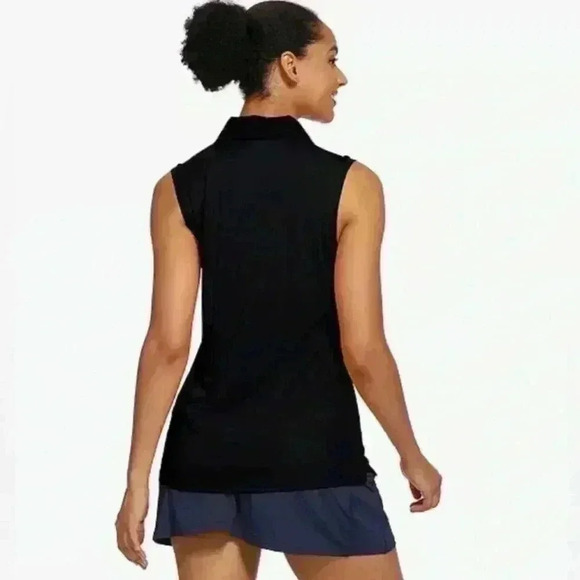 BNWT CQC Sports Black Sleeveless Golf Shirt Size XL - Picture 2 of 11